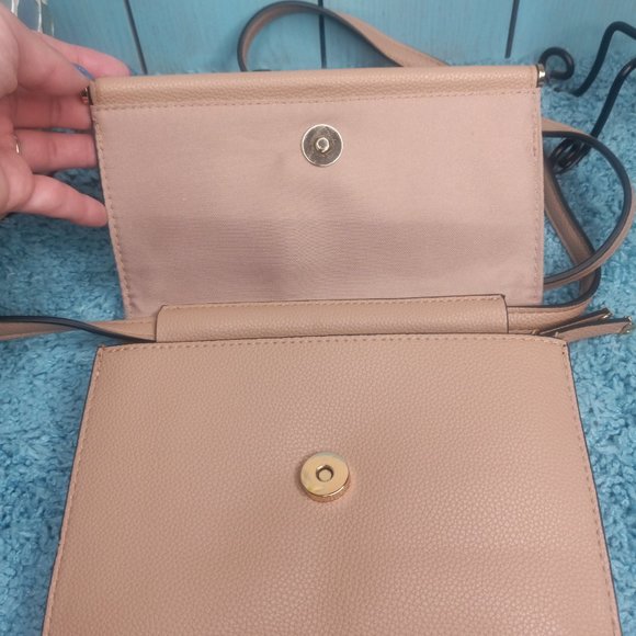 Alfani Nude Small Crossbody Purse - Picture 2 of 10